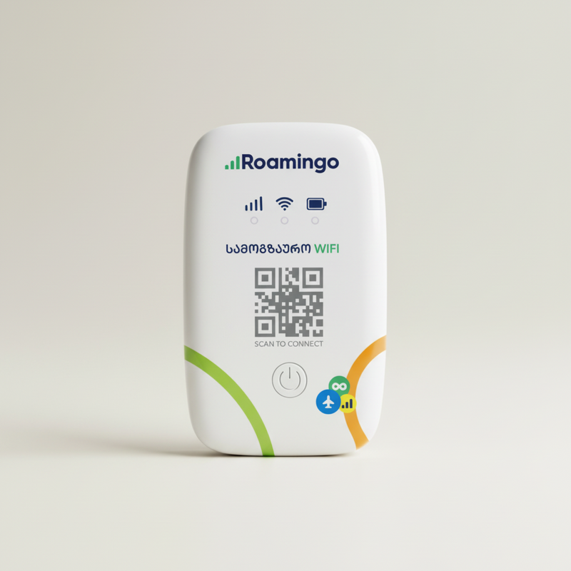 შეიძინეთ გაფრენამდე და იმოგზაურეთ მშვიდად Roamingo-სთან ერთად!